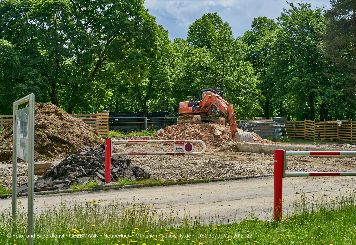 26.05.2022 - Baustelle am Haus für Kinder in Neuperlach